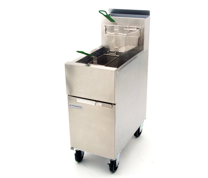 Dean Super Runner Manual Gas Fryer With Milivolt Control Single Tank